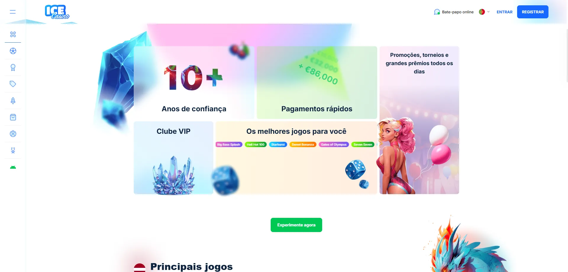 ice casino promo code no deposit bonus — rodadas grátis sem depósito